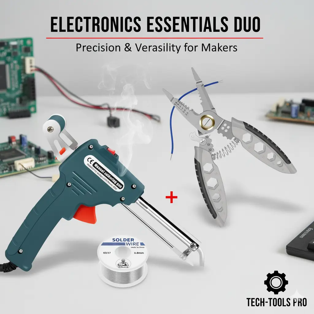 باك كماشة مع مسدس اللحام الاحترافي